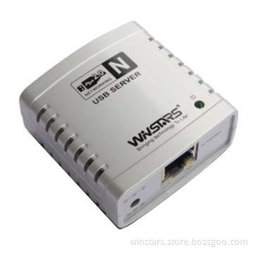 USB2.0 Printer Server with USB Hub Function, -480Mbps Speed and Easy to UseNew